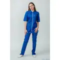 Костюм медицинский женский вилан/Униформа для сотрудников/Костюм для горничных и уборщиц