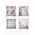 Набор декоративных наволочек Этель Nature, 4 шт, 40*40 см, велюр
