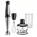 Погружной блендер Braun MQ7035X MultiQuick, 10 скоростей, пластик, черный