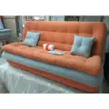 Диван-кровать книжка двухпозиционная Неоцвет-оранжевый мандарин/светло-серый
