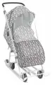 Санки-коляска Наши детки НДТ3-1К/4 с ромбиками серый