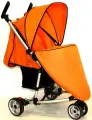 Коляска Stiony 811А (3 колеса) прогулка оранжевый