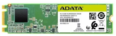 120 ГБ SSD M.2 накопитель A-Data Ultimate SU650 (ASU650NS38-120GT-C) - SATA 3, чтение - 550 Мбайт/сек, запись - 410 Мбайт/сек, 3D NAND, 3 бит TLC