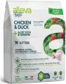Корм сухой Alleva Holistic для котят с курицей и уткой, алое вера и женьшенем 0,4 кг