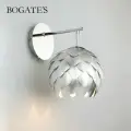 Бра / Настенный светильник Bogate's Cedro 304, E27, 60 Вт, с выключателем, цвет серебро