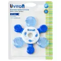 Прорезыватель Uviton Снежинка 0093, голубой