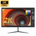 27-дюймовый монитор QHD 1440P 75Hz IPS LED дисплей A + Панель 16.7M Цвет HDR Защита глаз с динамиком HDMI / DP / USB