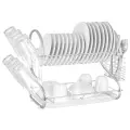 Сушилка для посуды EL Casa Серебристая 2-х ярусная 51х24,5х37 см (240111)