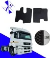 Автомобильные коврики EVA/ЕВА/ЭВА для КАМАЗ 5490 Нео/KAMAZ 5490 Neo 2013-н. в черный черный