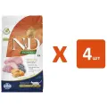 FARMINA CAT N&D GRAIN FREE PUMPKIN NEUTERED LAMB&BLUEBERRY беззерновой для взрослых стерилизованных кошек с ягненком, черникой и тыквой (1,5 кг х 4 шт)