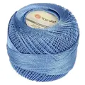 Пряжа Tulip 100% микрофибра 250м/50гр (464 т. голубой)./В упаковке шт: 6