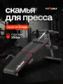 Скамья для пресса FITRONIX ABS-2000, универсальная, с эспандером, складная, до 120кг, скамья для жима