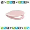 Сиденье для унитаза Orio К-03 универсальное, розовое