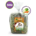 Сено Зверьё Моё Яблоко с морковью 0.53 кг/12 л 1шт. в уп. , 1уп.