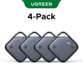 UGREEN Smart Tag Bluetooth-трекер для iPhone 4-Pack Cosmic Black