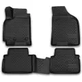 Коврики 3D в салон DAEWOO Gentra, 2013- 4 шт. (полиуретан) / Деу Джентра