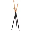Вешалка напольная Bergenson Bjorn Amundsen, 172 см, черная/натуральное дерево