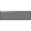 Аккорд дымчатый темный грань глянцевый 8,5x28,5см, 40 шт. (0,96 м2)
