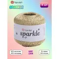 Пряжа YarnArt Sparkle Светло-золотой (1306) 6 мотков 25 г/160 м (60% металлик, 40% полиамид) ярнарт спаркл