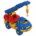 Игрушечная машина Нордпласт Малыш, Кран, пластик, 19х9,5х11 см