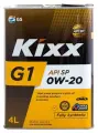 Моторное масло Kixx G1, 0W-20, синтетическое, 4 л