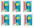 Стиральный порошок SARMA Актив, Ландыш, 5 энзимов против пятен, 400 г, 6 шт