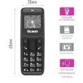 Мобильный мини телефон Olmio A02, гарнитура, черный