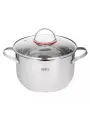 Кастрюля 20х12,5см, 3,6л, со стекл. крышкой, индукция