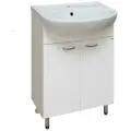 Тумба с раковиной в ванную Runo УЮТ 55, с умывальником Уют 55