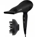 Фен Polaris PHD 2600ACi Salon Hair, черный/черный