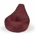 Мир Пуффов Кресло-мешок «Груша» Бордовый оксфорд , с ручкой для переноски, размер- XXXL
