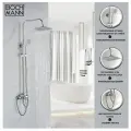 Душевая система из латуни BOCH MANN ECO Quadro (BM7226), хром, с тропическим душем