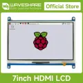 7-дюймовый резистивный сенсорный ЖК-экран Waveshare Raspberry Pi, 1024x600, HDMI, IPS, дисплей Raspberry Pi