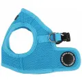 Шлейка Puppia Soft vest harness B (XS), обхват шеи 19  см, голубой, XS