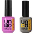 Набор для маникюра UNO база для ногтей Strong 16 г и топ для ногтей Diamond Shine 15 мл