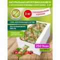 Конфета-батончик фрyктовая Vitok 100% натуральная полезная без сахара с яблочным пюре, клюквой и брусникой, 3 кг