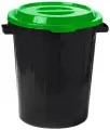 Контейнер IDEA , 60 литров для мусора, БАК+крышка, (высота 55*диаметр 48см), ассорти