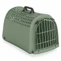 Переноска IMAC LINUS 2ND LIFE для кошек и собак 52,5х32х34,5см цвет оливковый