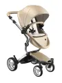 Коляска 2в1 Mima Xari Champagne/Sandy beige на шасси серебро
