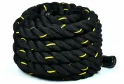 Канат для кроссфита 38мм / длина: 12м, цвет: черный, канат спортивный для функционального тренинга.