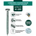 Саморез универсальный с полукруглой головкой 4*20 HIMTEX