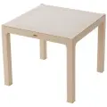 Стол обеденный садовый  Heniver Rattan SPT-R003, ДхШ: 90х90 см, бежевый