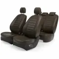 Чехлы на сиденья Renault Duster (Рестайл) 2015-2021 (Экокожа) Серия PRO