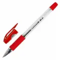 36 шт, Ручка шариковая BRAUBERG BP-GT, красная, корпус прозрачный, евронаконечник 0,7 мм, линия письма 0,35 мм, 144007