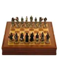 Сувенирные шахматы «Отечественная война», деревянная доска 36×36 см, полистоун