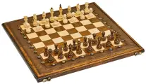 Шахматы + нарды резные Гамбит 1 60, Simonyan подарочные большие деревянные из бука резаные 60х60 армянские 3 в 1