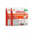 ALLEVA Полнорационный корм для взрослых кошек с курицей. 0,4 кг. х 2 шт.