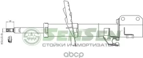 Амортизатор NISSAN MICRA K12 пер. лев. газ. Sensen арт. 42130188