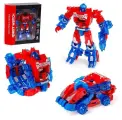 Робот «Часы», трансформируется в робота и машинку, цвет красный
