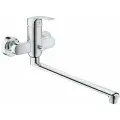 Смеситель для ванны Grohe Eurosmart 23992003 универсальный Хром латунь на стену Германия